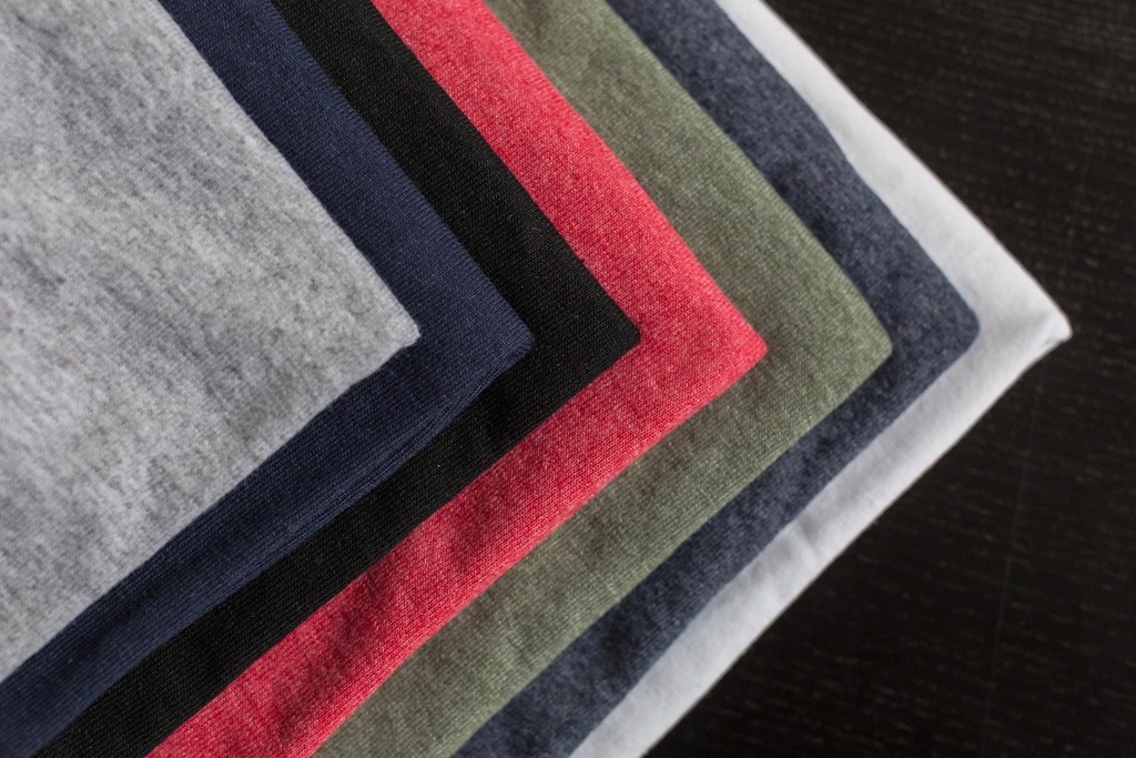 A stack of folded garments